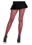 Leg Avenue Worship Me Cross Net Tights OS