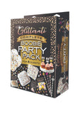 Glitterati Boobie Party Pack - Black/Gold