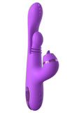 Fantasy for Her IntiMotion Pulse Pro Rechargeable Silicone Vibrator with a Clitoral Stimulator