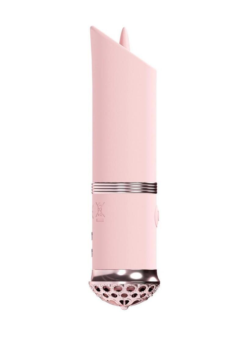 LoveLine Luxe Silicone Rechargeable 10 Function Mini Lipstick Vibrator