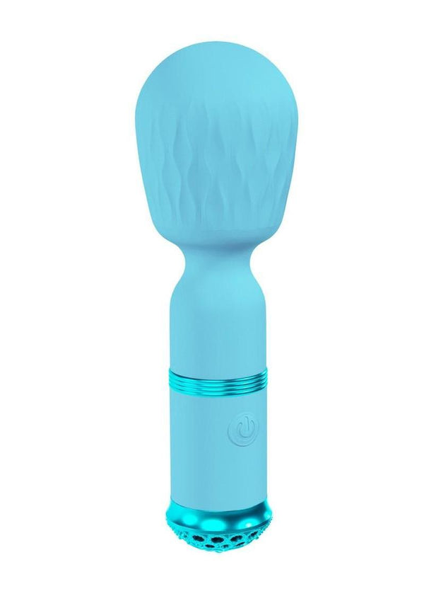 Loveline Velour 10 function Rechargeable Silicone MIni-Wand
