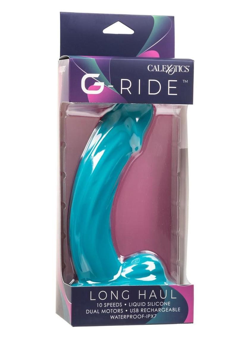 G-Ride Long Haul Rechargeable Silicone Vibrating Dildo The Love Store Online G-Ride Long Haul Rechargeable Silicone Vibrating Dildo The Love Store Online