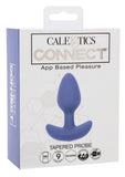 CalExotics Connect Tapered Probe Rechargeable Silicone App Compatible Anal Vibrator