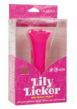 Naughty Bits Lily Licker Mini Flower Flicker Rechargeable Silicone Vibrator