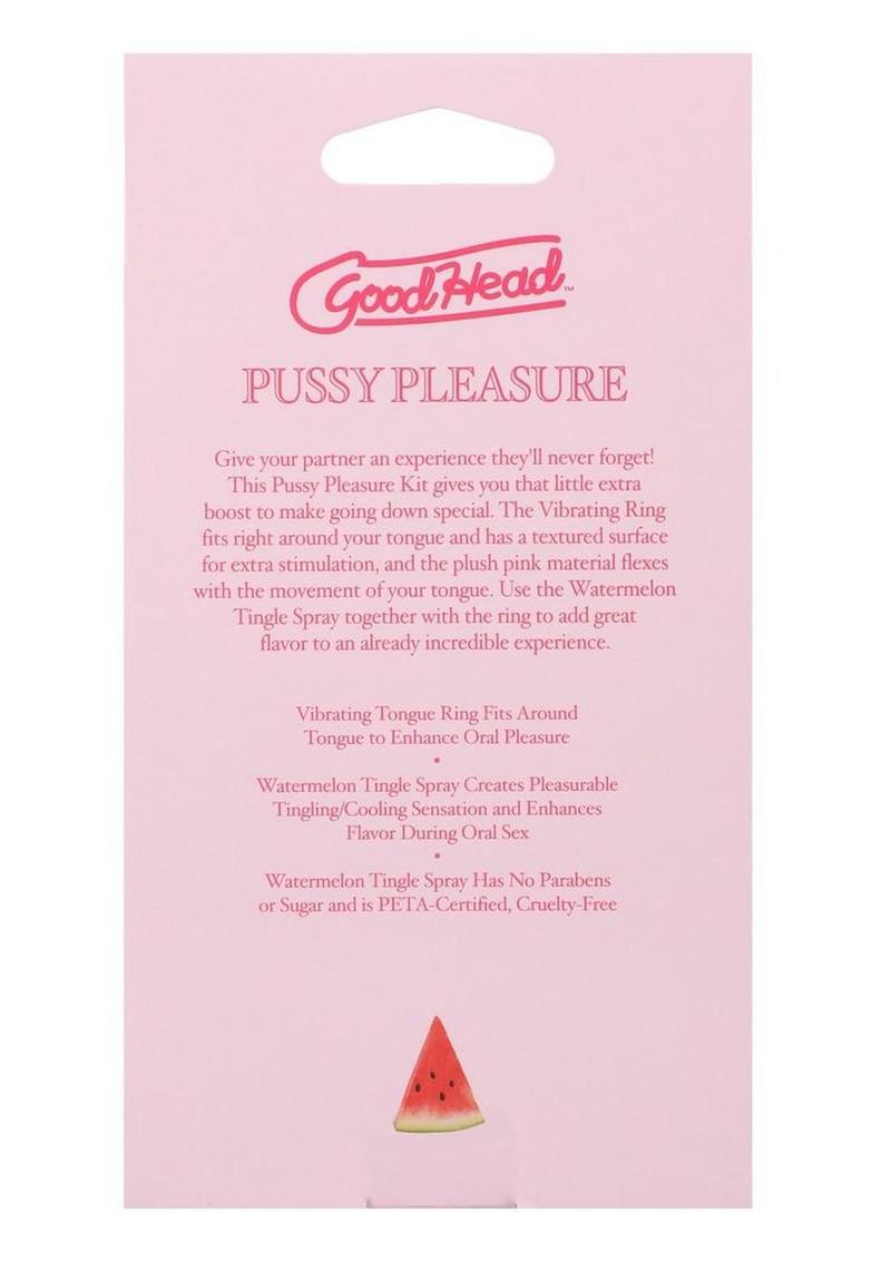 Goodhead Pussy Pleasure Party Kit Vibrating Tongue Ring and Watermelon The Love Store Online Goodhead Pussy Pleasure Party Kit Vibrating Tongue Ring and Watermelon The Love Store Online
