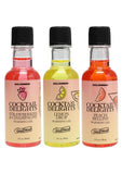 GoodHead Cocktail Delights (3 Pack) 2 oz.- Peach Bellini, Strawberries & Champagne, Lemon Drop