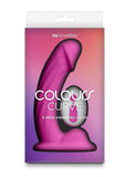 Colours Curve Silicone Vibrating Dildo with Remote Control 6in