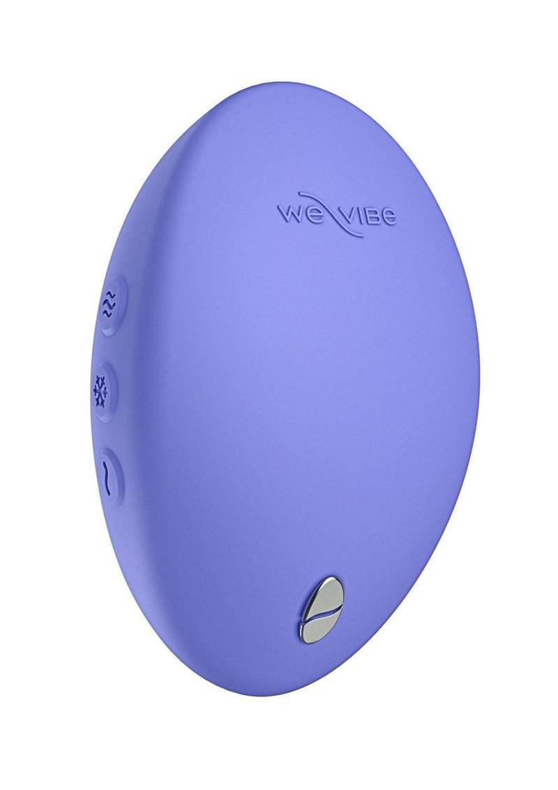We-Vibe Temp Heating and Cooling Rechargeable Silicone Lay-on Vibrator - Lavender Blue