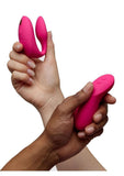 We-Vibe Chorus Pro Rechargeable Silicone Couples Vibrator with Remote Control - Electric Pink