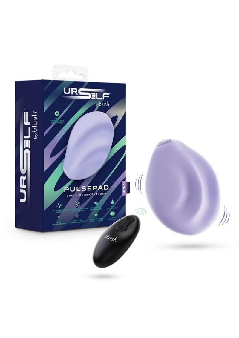 Urself Pulse Pad Rechargeable Silicone Grinder with Remote - Lavender The Love Store Online Urself Pulse Pad Rechargeable Silicone Grinder with Remote - Lavender The Love Store Online