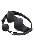 Nocturnal Collection Eye Mask & Breathable Ball Gag - Black