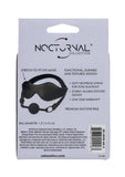Nocturnal Collection Eye Mask & Breathable Ball Gag - Black