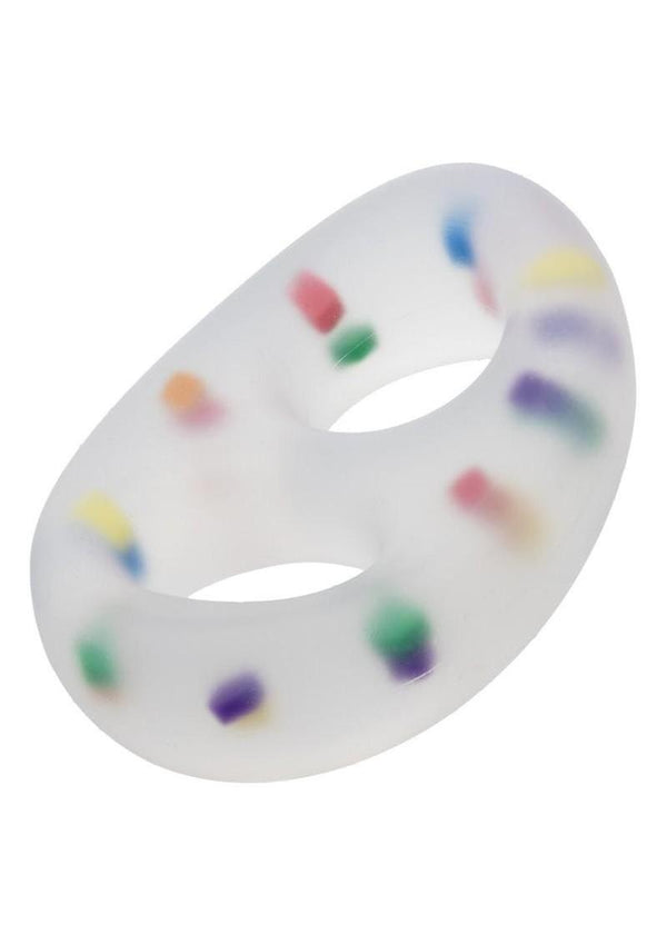 Alpha Liquid Silicone Dual Party Ring - Multicolor