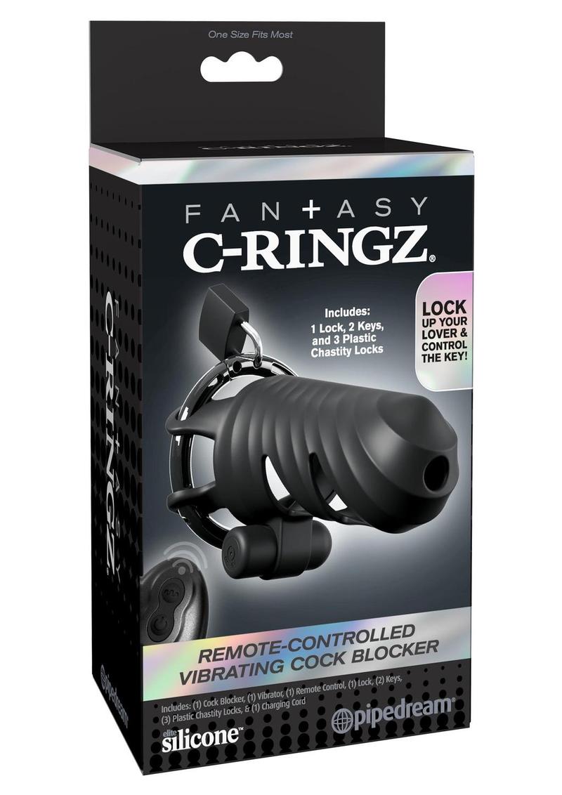 Fantasy C-Ringz Remote-Controlled Vibrating Cock Blocker - Black The Love Store Online Fantasy C-Ringz Remote-Controlled Vibrating Cock Blocker - Black The Love Store Online
