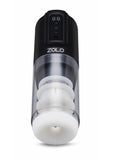 Zolo Hawk Tuah Ultimate BJ Thrusting Rechargeable Masturbator - Black/Clear