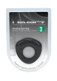 Levelz Sealed Liquid Silicone Rechargeable Vibrating Cock Ring - Black