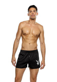 Playboy Burnout Bunny Boxer Briefs - Black/White