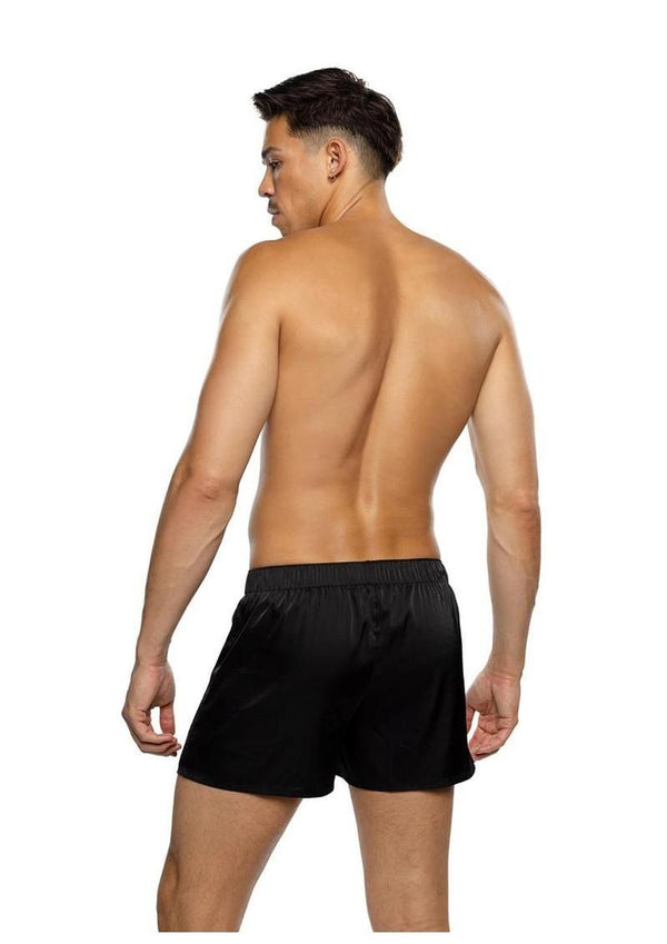 Playboy Burnout Bunny Boxer Briefs - Black/White