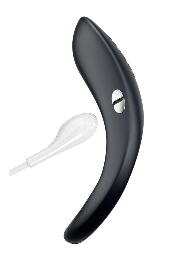 We-Vibe Verge 2 Rechargeable Silicone Vibrating Perineum Cock Ring - Black
