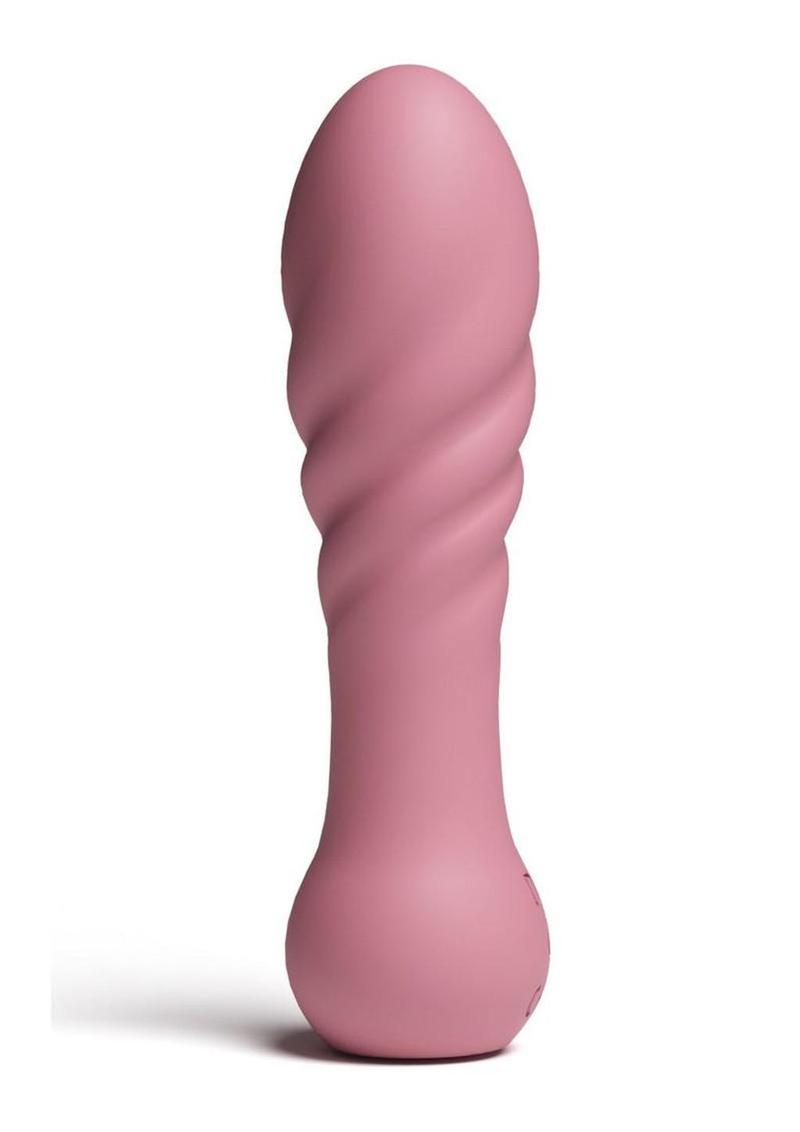 X & O's Love Rechargeable Silicone Compact Vibrator - Pink