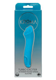 Kroma Turbo Exciter Rechargeable Silicone Mini Massager - Blue