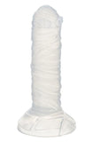 Monster Dong The Invisible Man Silicone Dildo 6in - Clear