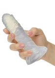 Monster Dong The Invisible Man Silicone Dildo 6in - Clear