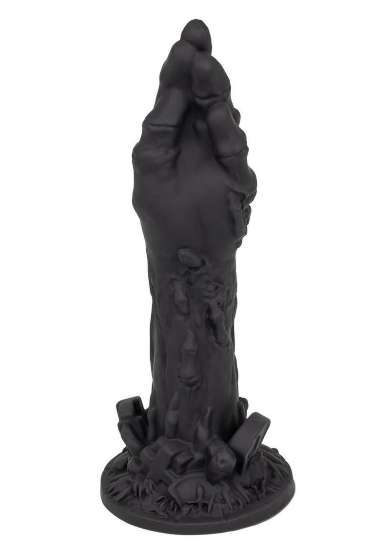 Monster Dong The Zombie Silicone Dildo 9in - Black