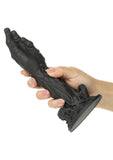 Monster Dong The Zombie Silicone Dildo 9in - Black