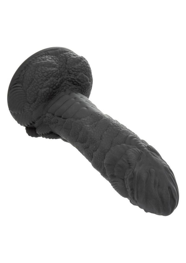 Monster Dong The Gill Man Silicone Dildo 7.25in - Black