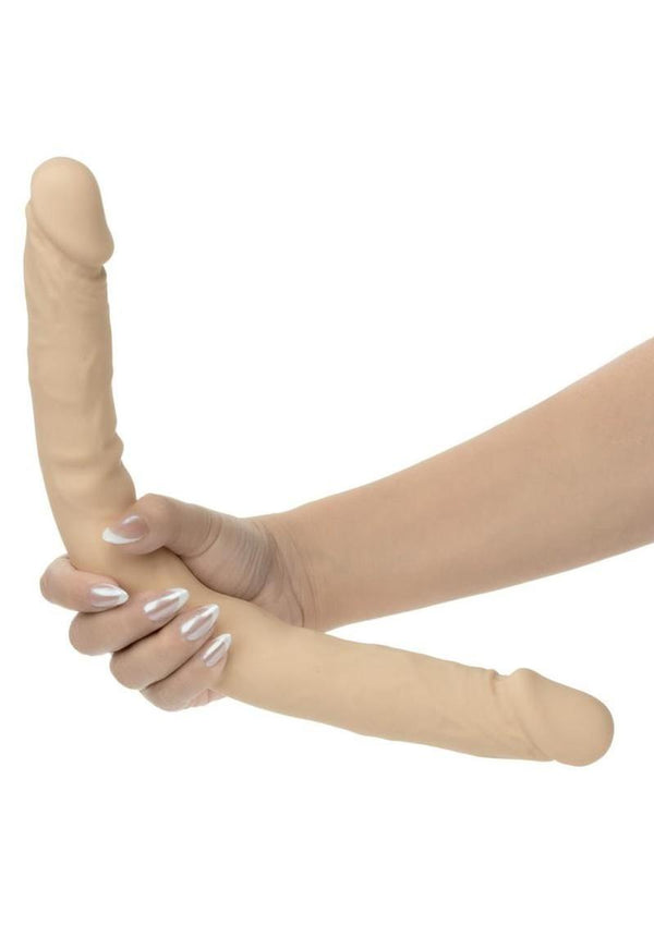 Silicone Studs Bend and Hold Dual Dildo 16"