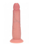 RealRock Dual Layered Silicone Realistic Sliding Skin Dildo 8in
