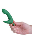 Pillow Talk Secrets Sinful Rechargeable Silicone Dual Vibrating Wand - Green