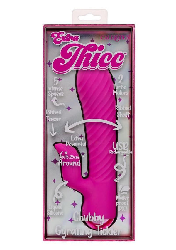 Extra Thicc Chubby Gyrating Rechargeable Silicone Tickler