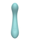 Swan Curve Rechargeable Silicone G-Spot Vibrator - Teal