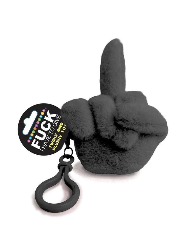 Fucks to Give Twirly Bird Plushy Keychain Charm
