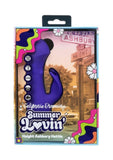 California Dreaming Summer Lovin' Haight Ashbury Hottie Rechargeable Silicone Dual Stimulating Vibrator - Purple