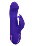 California Dreaming Summer Lovin' Haight Ashbury Hottie Rechargeable Silicone Dual Stimulating Vibrator - Purple
