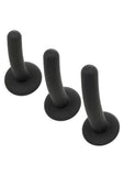 Onyxxx Silicone Curved Probe Set (3 Piece) - Black