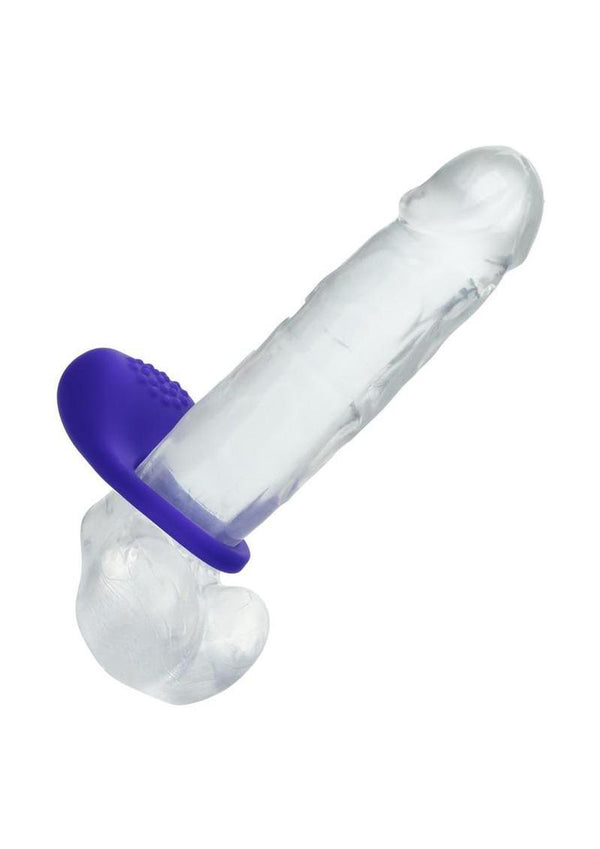 Rumbler Rumble Rechargeable Silicone Cock Ring - Purple
