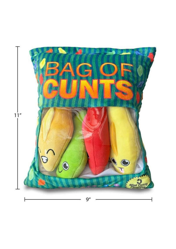 Bag Of Cunts Plushy Pillows (5 Pack) - Assorted Colors