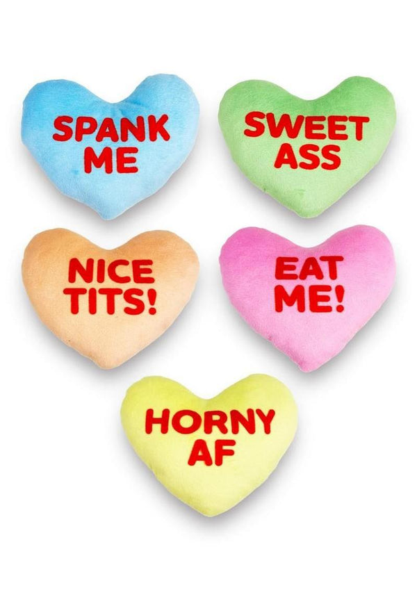 X-Rated Valentines Plushy Pillows (5 Pack) - Assorted Colors