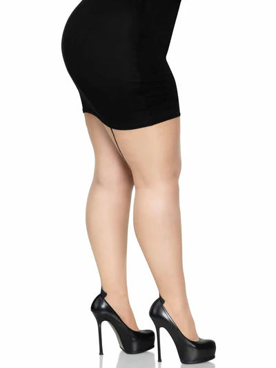 Nyx Plus Cuban Heel Pantyhose