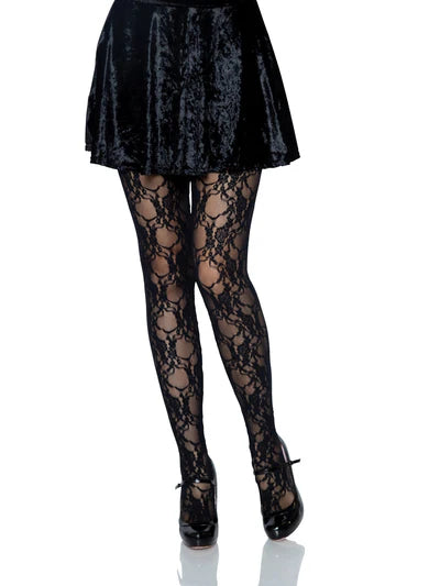 Tori Floral Lace Tights