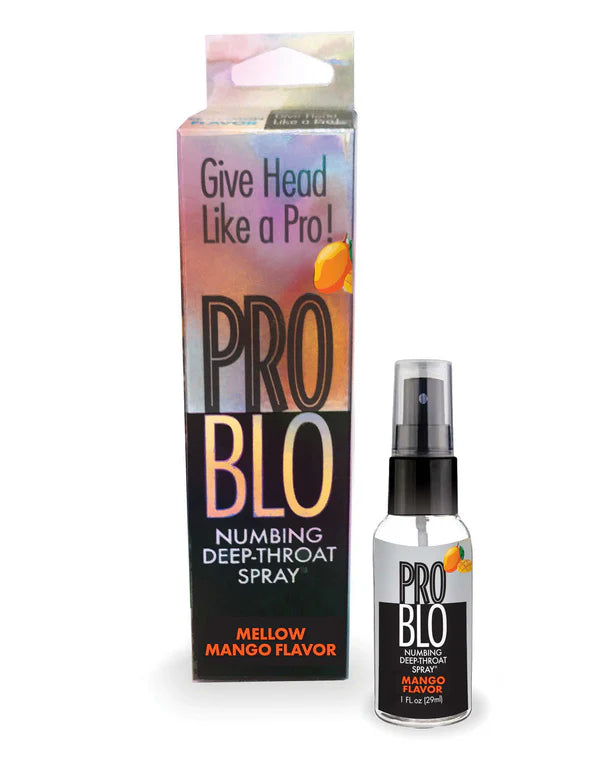 Pro Blo Deep Throat Numbing Spray- Mango