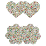 Pretty Pasties - Heart & Flower - Glow - 2 Pair