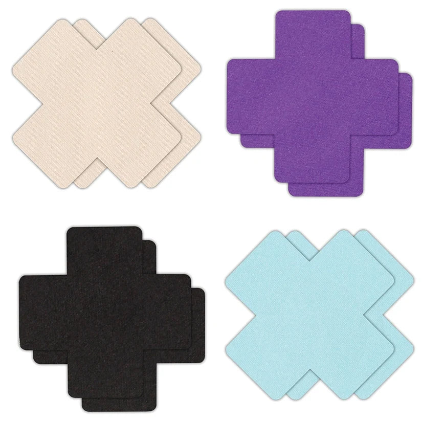 Pretty Pasties - Cross I - Assorted - 4 Pair