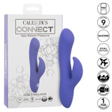 CalExotics Connect App Compatible Dual Stimulator Rechargeable Silicone Rabbit Vibrator