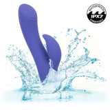 CalExotics Connect App Compatible Dual Stimulator Rechargeable Silicone Rabbit Vibrator