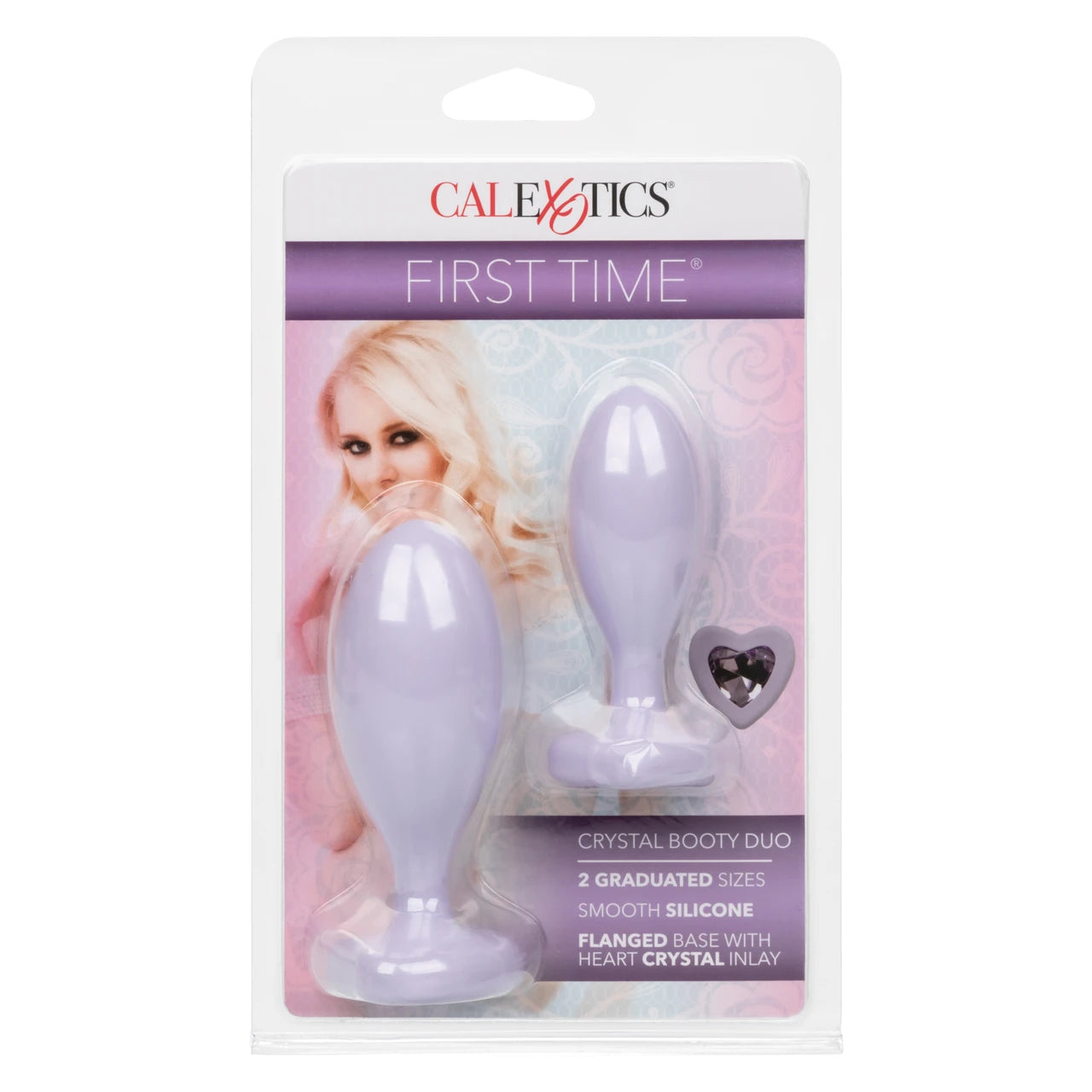 First Time® Crystal Booty Duo - Purple
